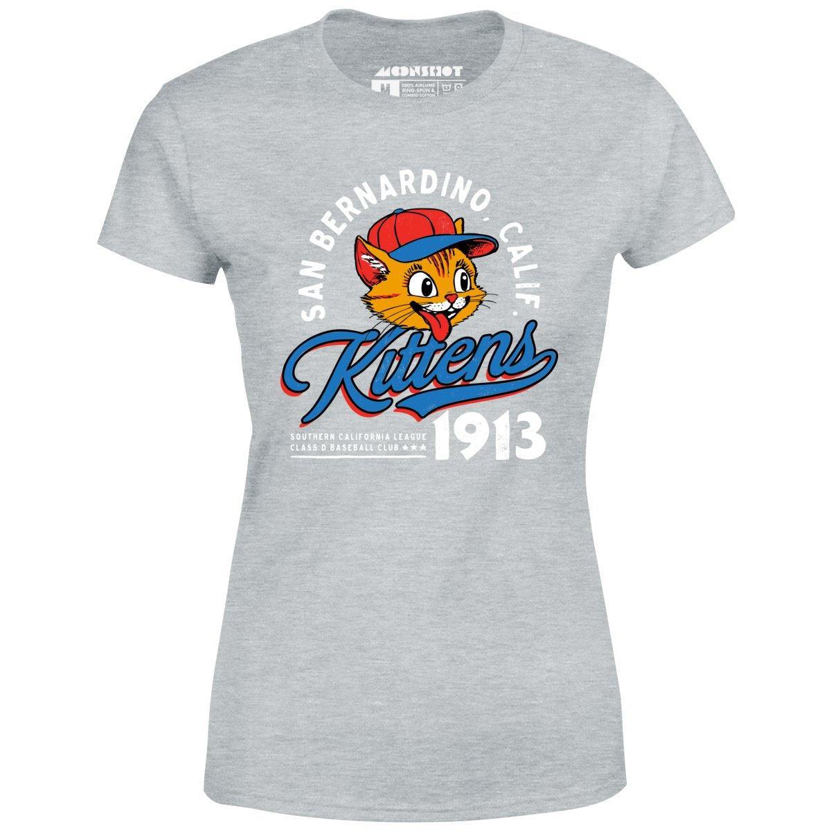 San Bernardino Kittens - California - Vintage Defunct Baseball Teams - Women's T-Shirt Female Product Image