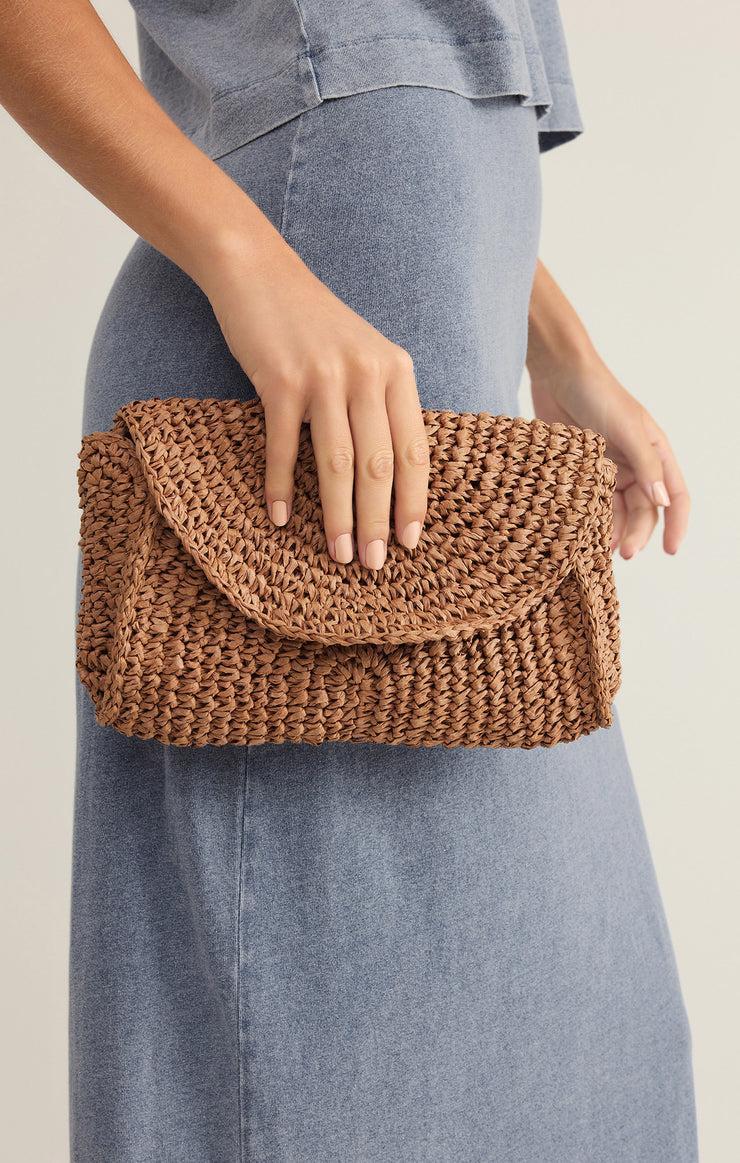 SAND DOLLAR MINI STRAW BAG Product Image