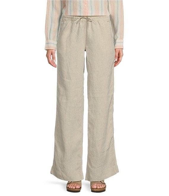 L.L.Bean Linen Pull-On Drawstring Pants Product Image