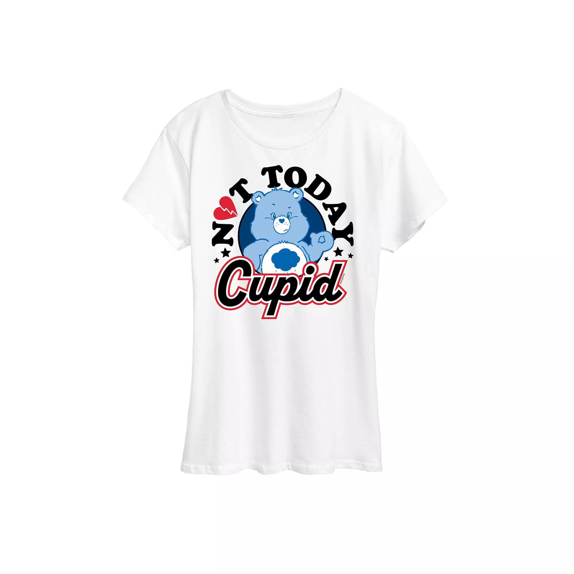 Womens Care Bears Not Today Cupid Graphic Tee Product Image