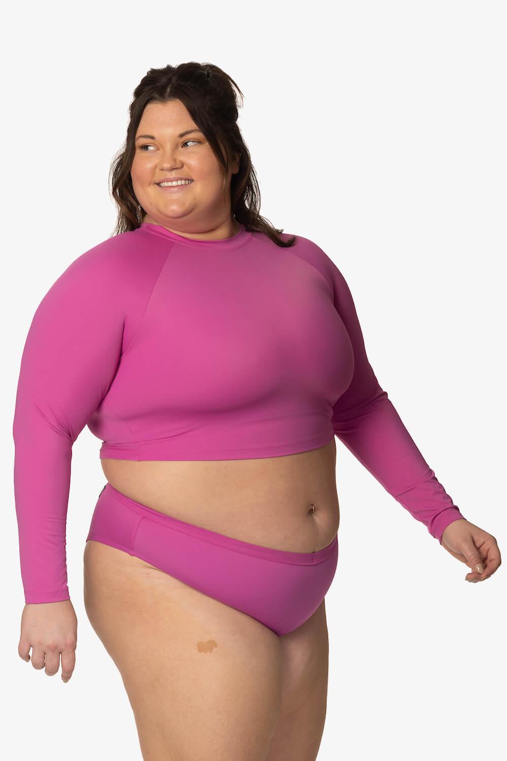 Sale Moana Long Sleeved Crop Rashguard Product Image