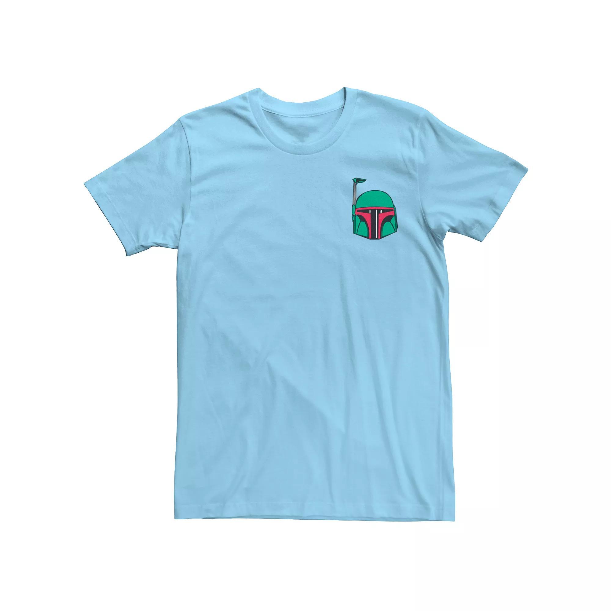 Men's Star Wars Boba Fett Pocket Tee, Size: 3XL, Light Blue Product Image