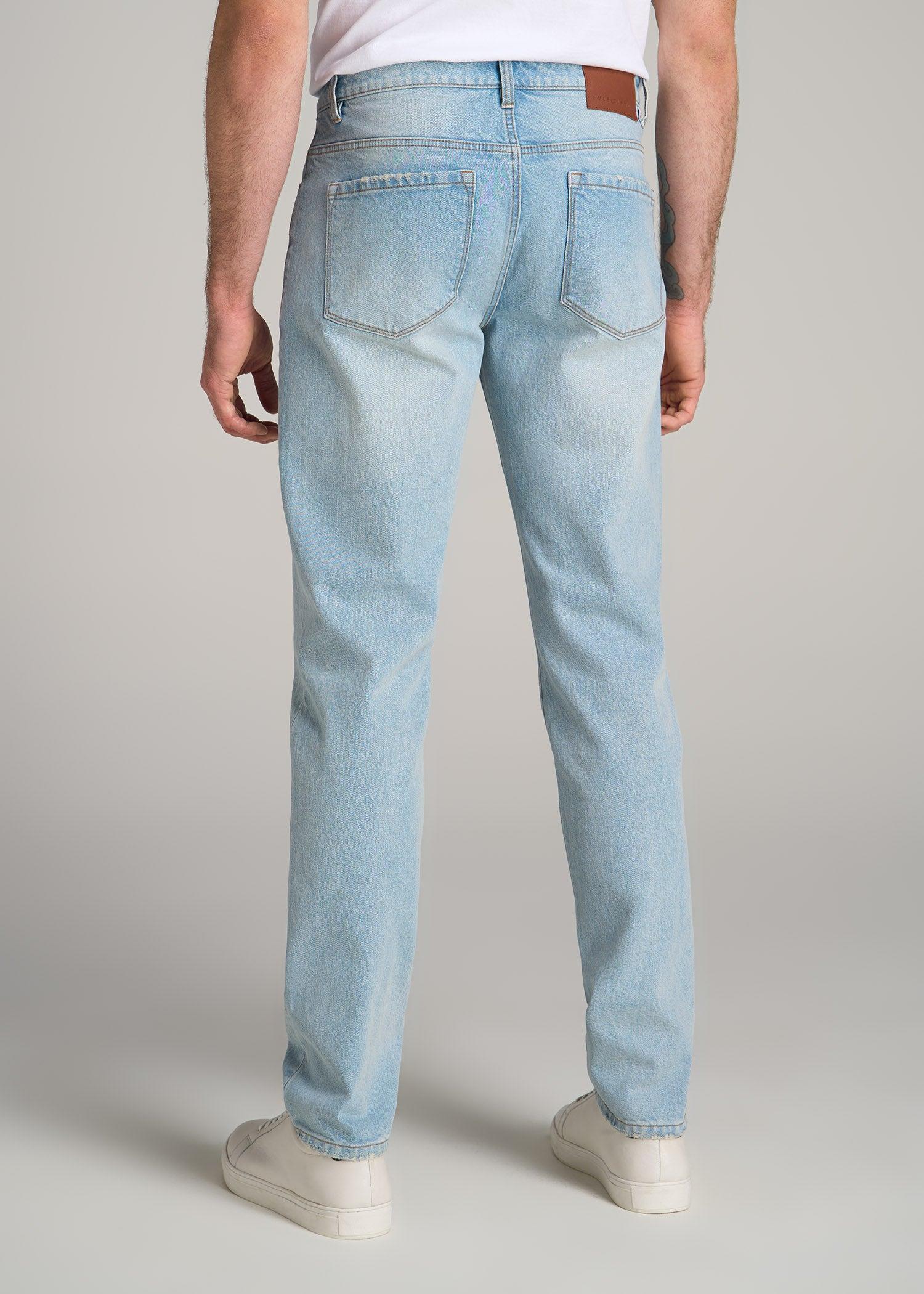 Milo RELAXED TAPERED FIT Jeans for Tall Men in Salt Lake Wash Product Image