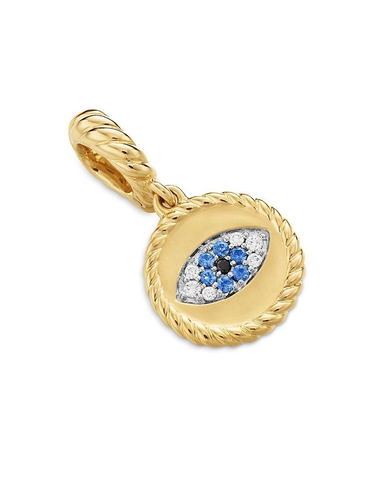 Womens Evil Eye Amulet in 18K Yellow Gold Product Image