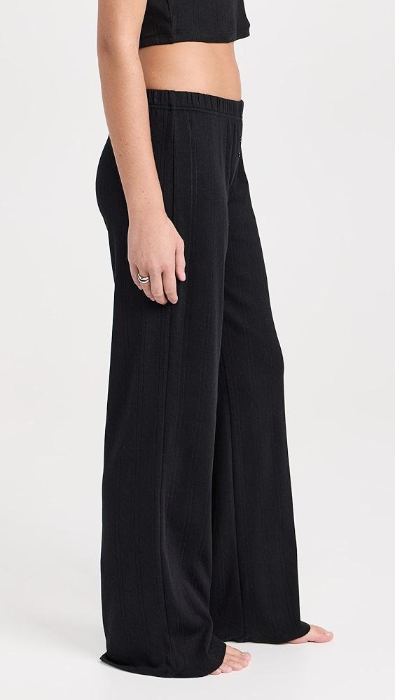 COUCOU The Pointelle Pants | Shopbop Product Image