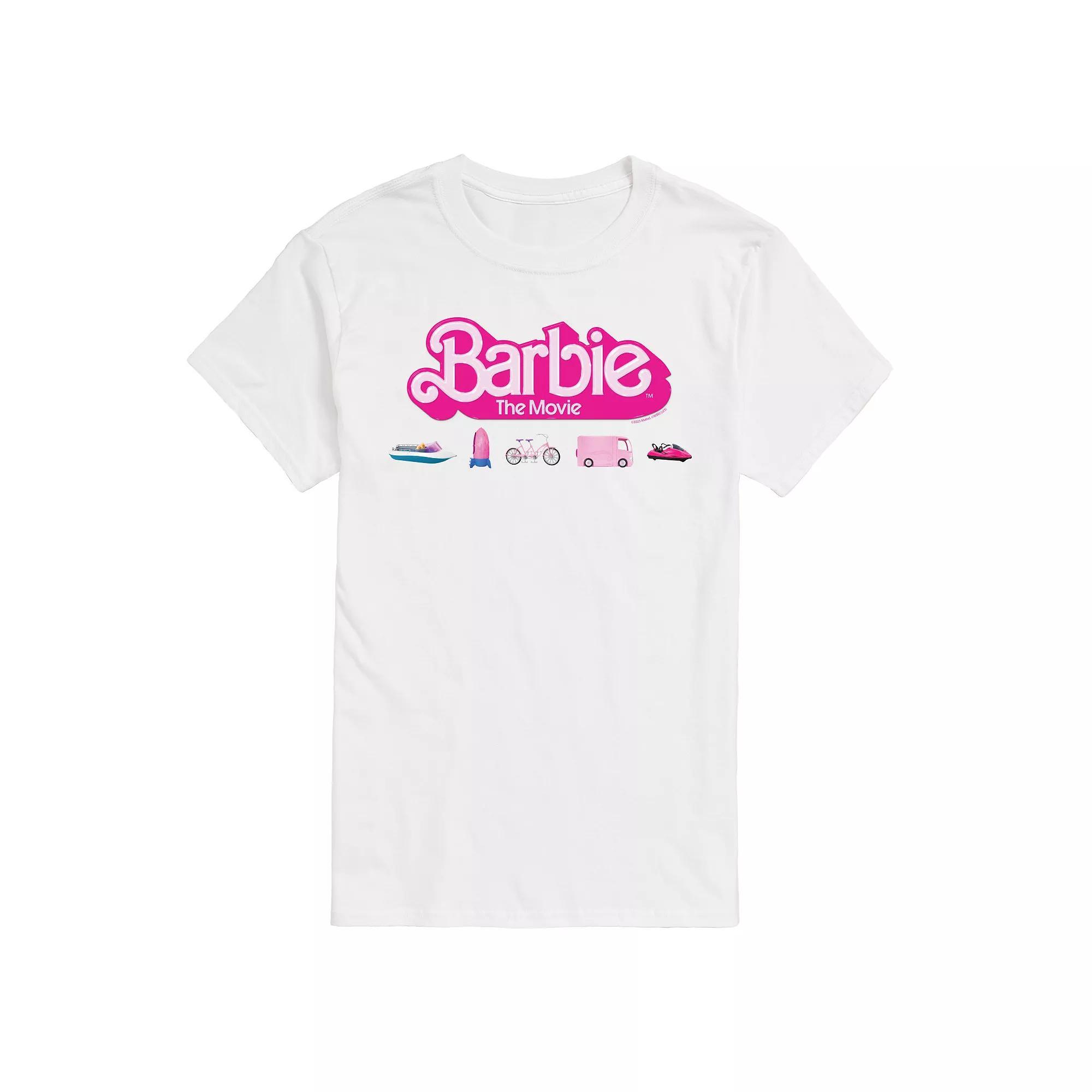 Big & Tall Barbie The Movie Theatrical Vehicle Graphic Tee, Mens Product Image