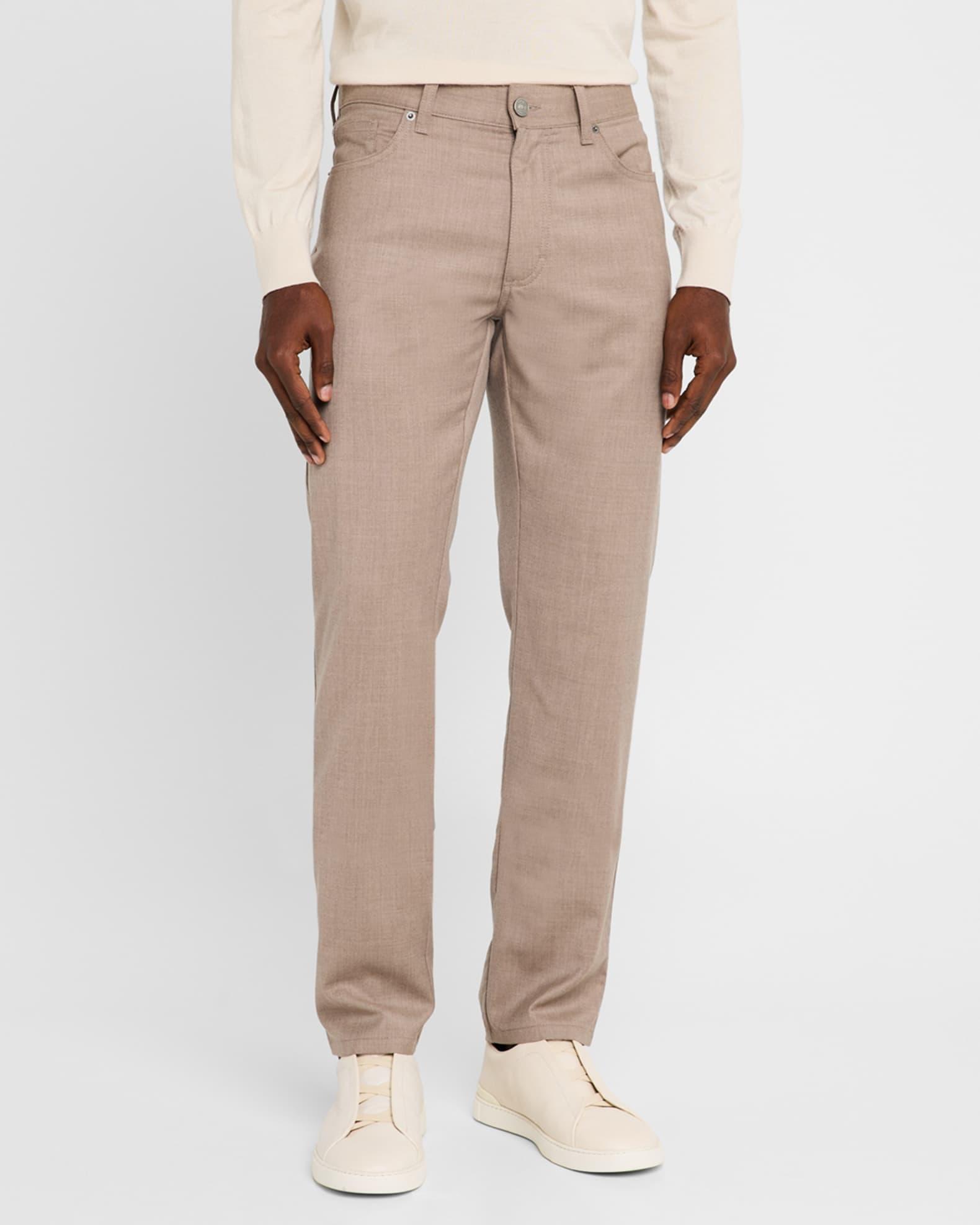 Men's Wool Flannel Five-Pocket Pants Product Image
