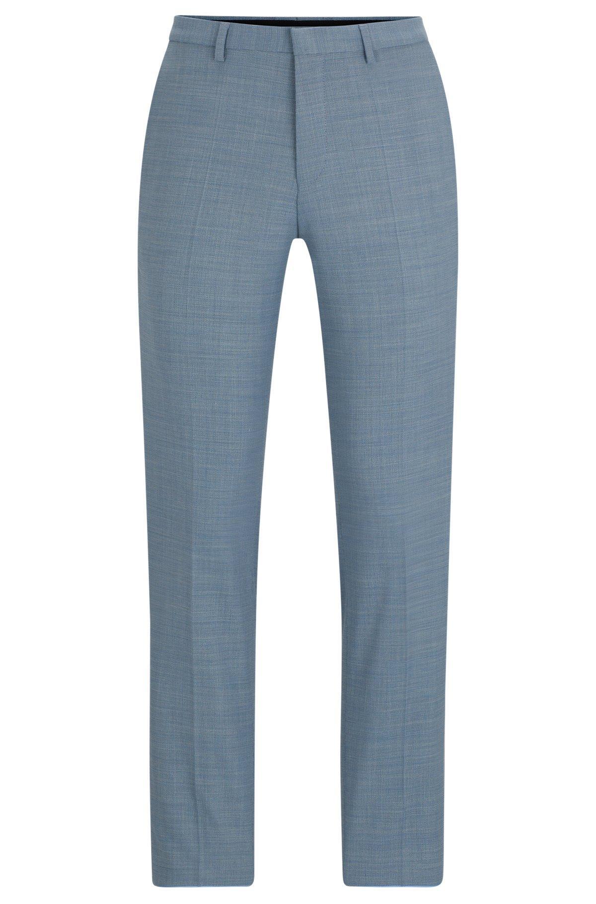 Extra-slim-fit trousers in patterned performance-stretch cloth Product Image