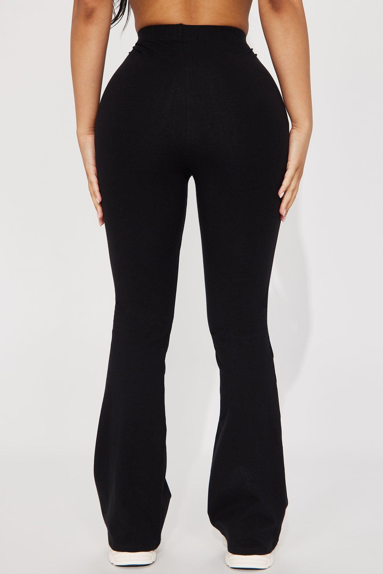 Petite Adriana Flare Pant - Black Product Image