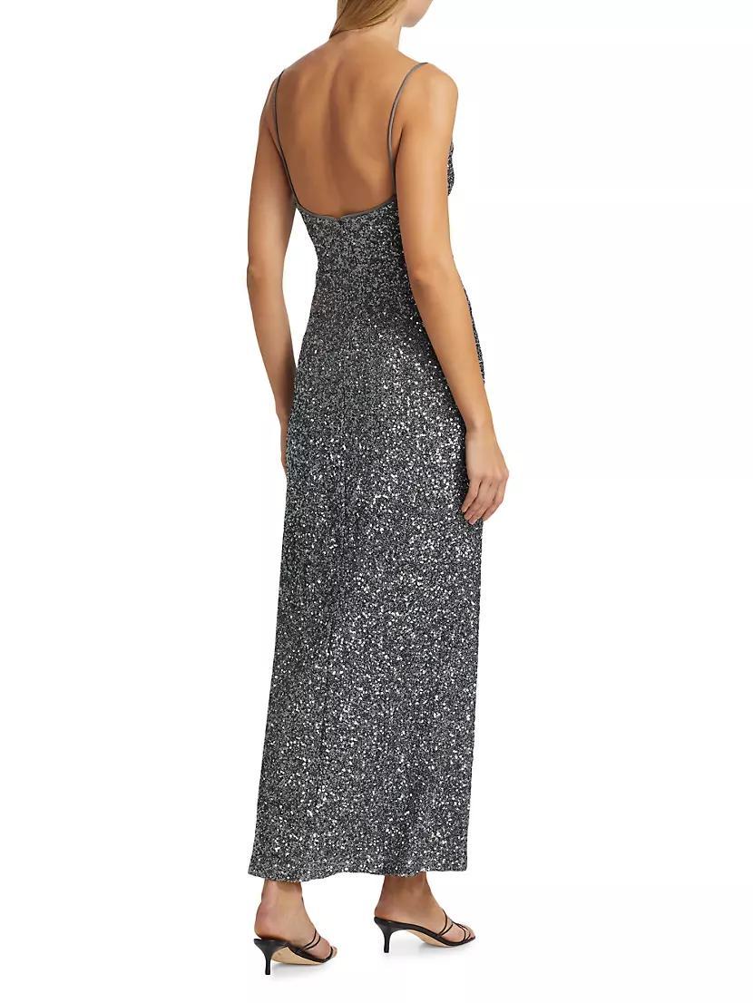 Beau Sequin Maxi Dress Product Image
