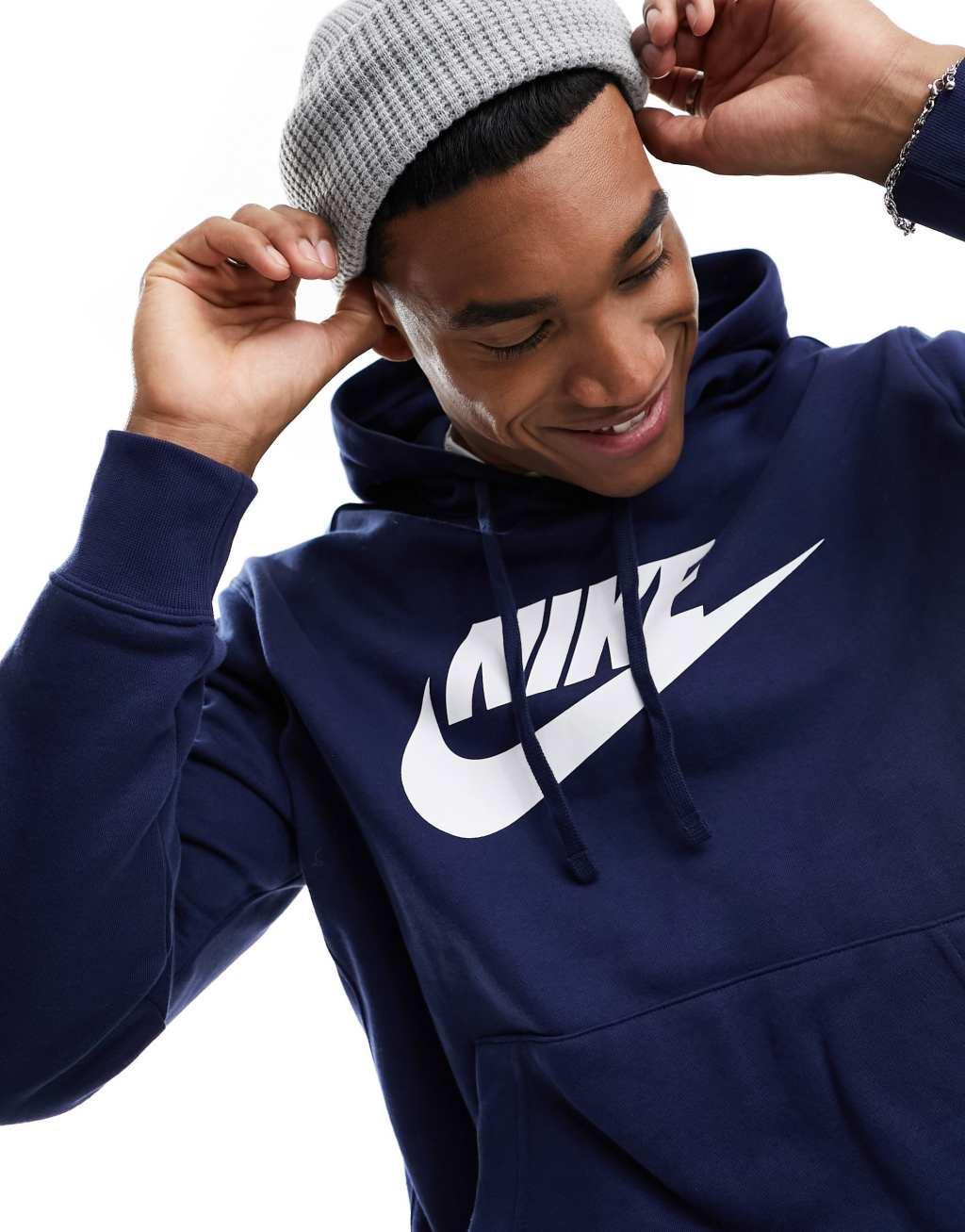 Men's Nike Sportswear Club Fleece Graphic Pullover Hoodie Product Image