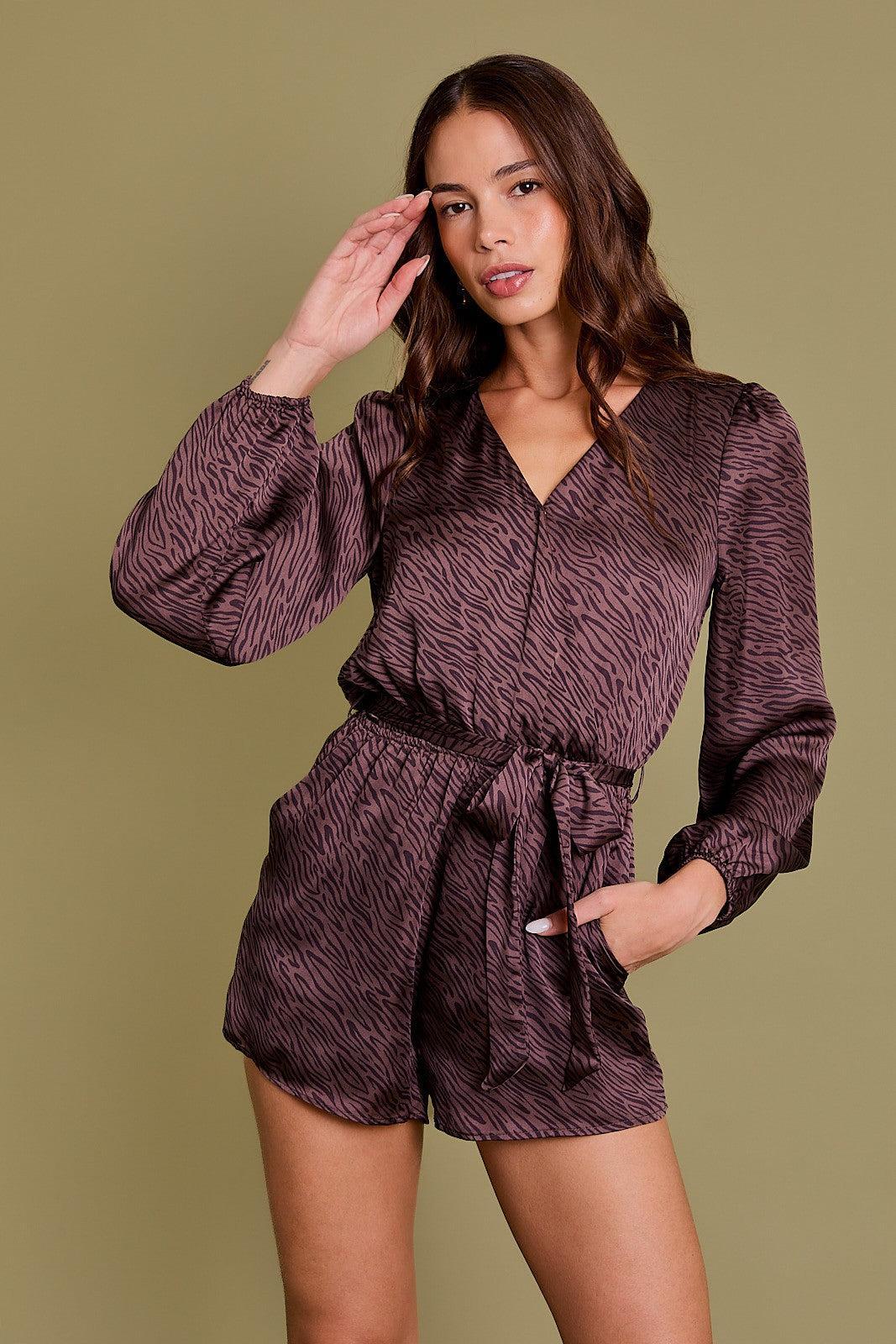Sassy in Satin romper Product Image