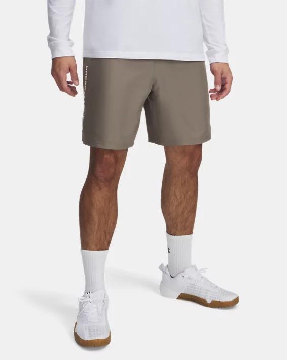 Men's Under Armour 8.25-in. Woven Wordmark Shorts, Size: Medium, Noble Product Image