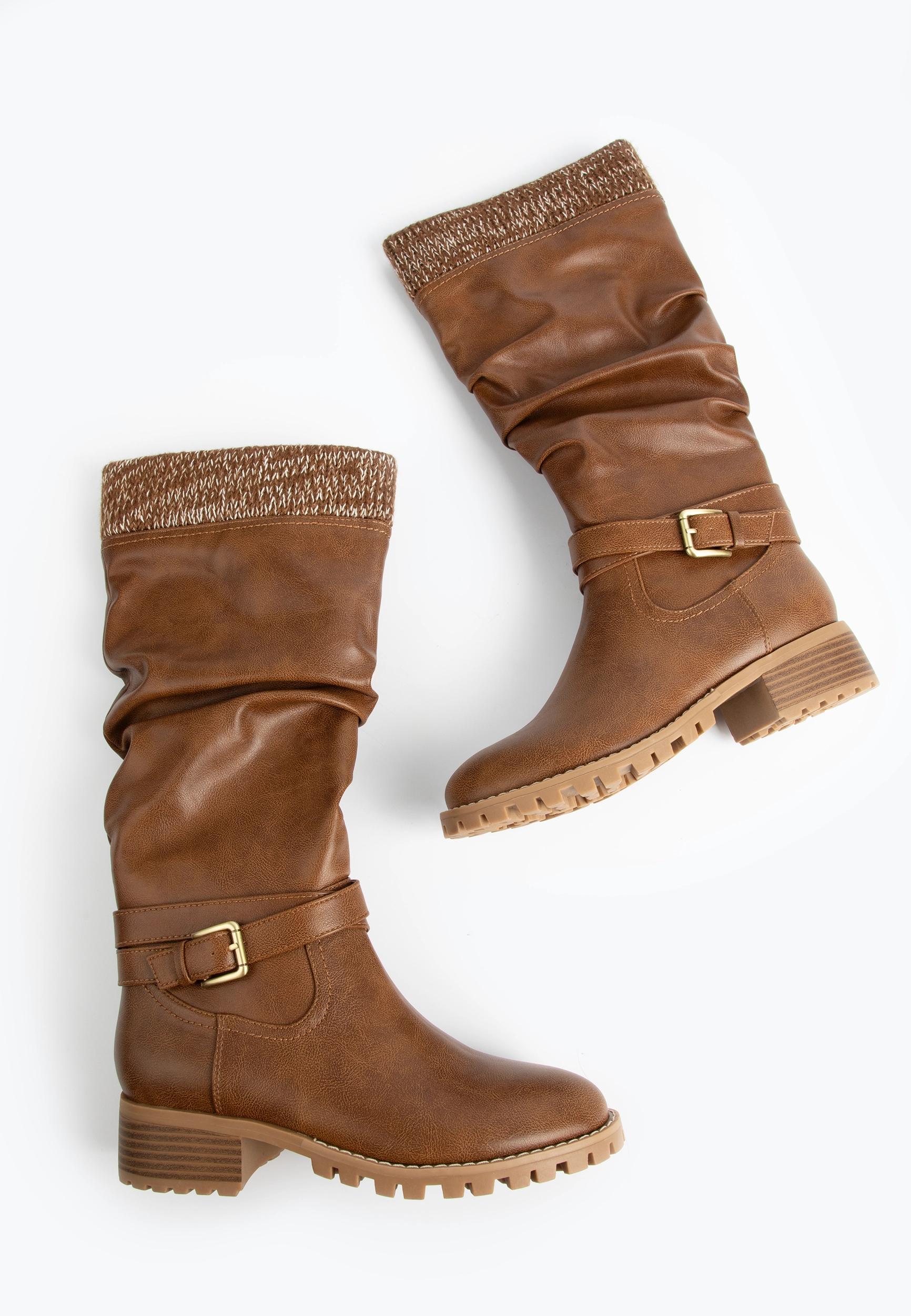 Maurices Womens Supercush Beverly Wide Calf Tall Boot Size 9 W Product Image