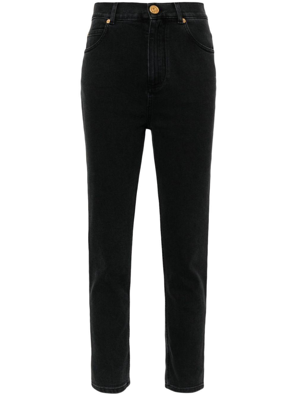 BALMAIN Slim Denim Jeans In Black Product Image