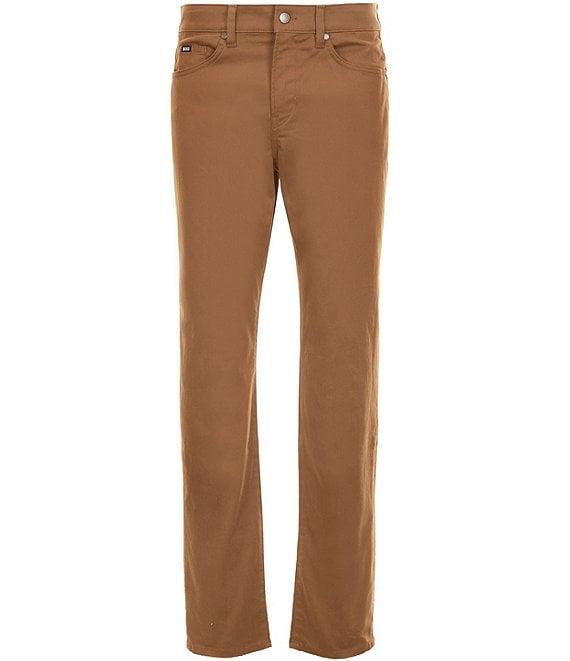 Hugo Boss BOSS H-Delaware Slim Fit Flat Front Stretch Pants Product Image