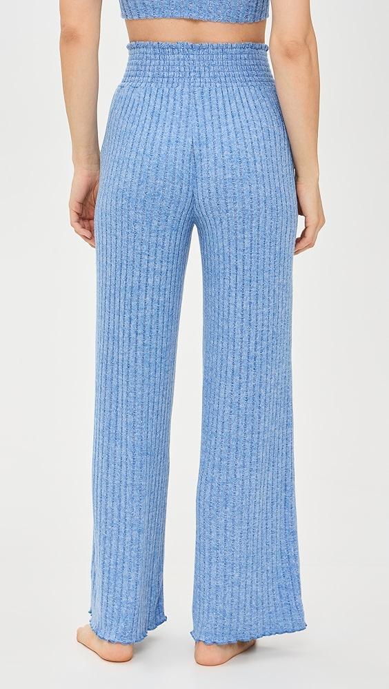 Z Supply Dawn Smocked Mini Rib Pants | Shopbop Product Image