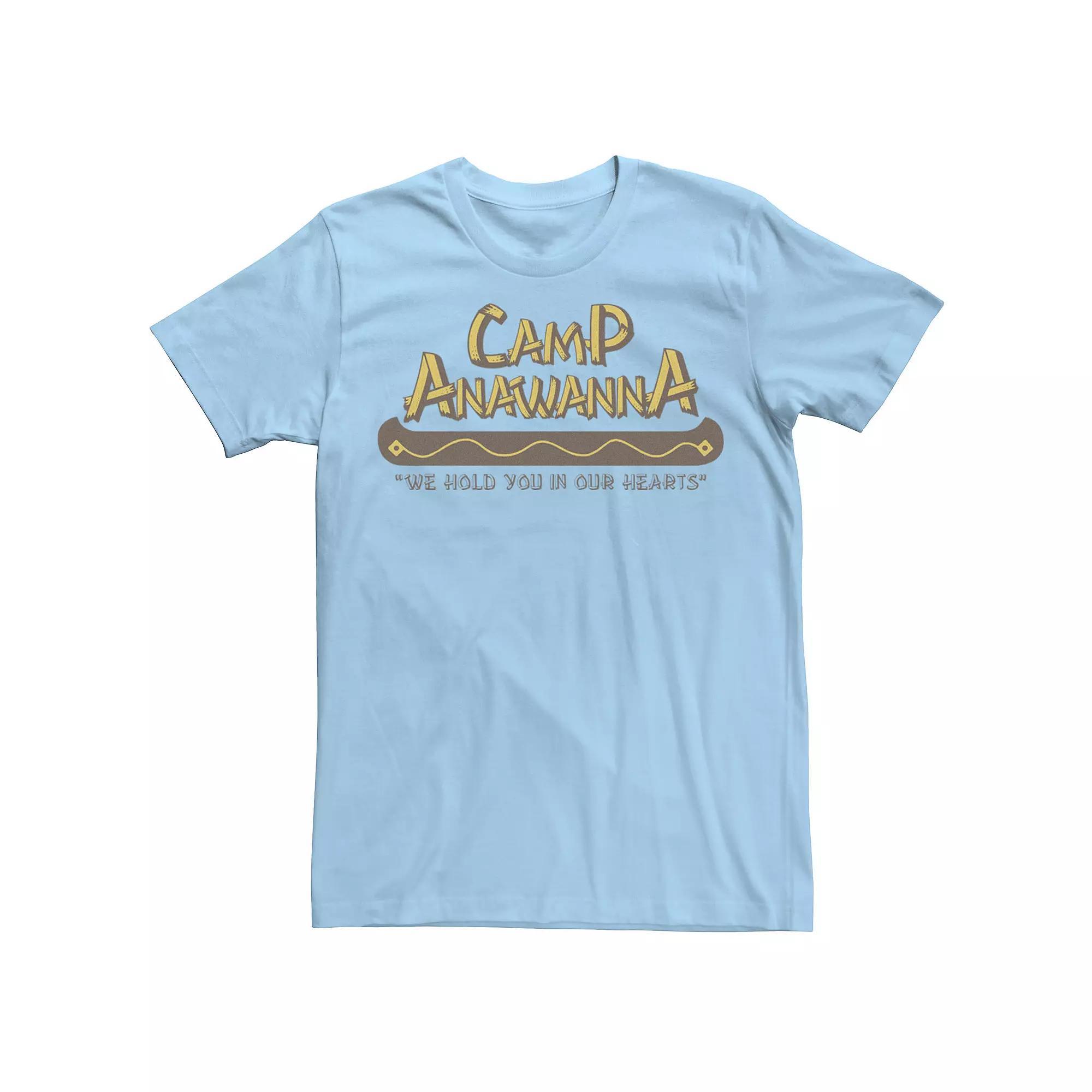 Men's Nickelodeon Salute Your Shorts Camp Anawanna Graphic Tee, Size: Medium, Light Blue Product Image