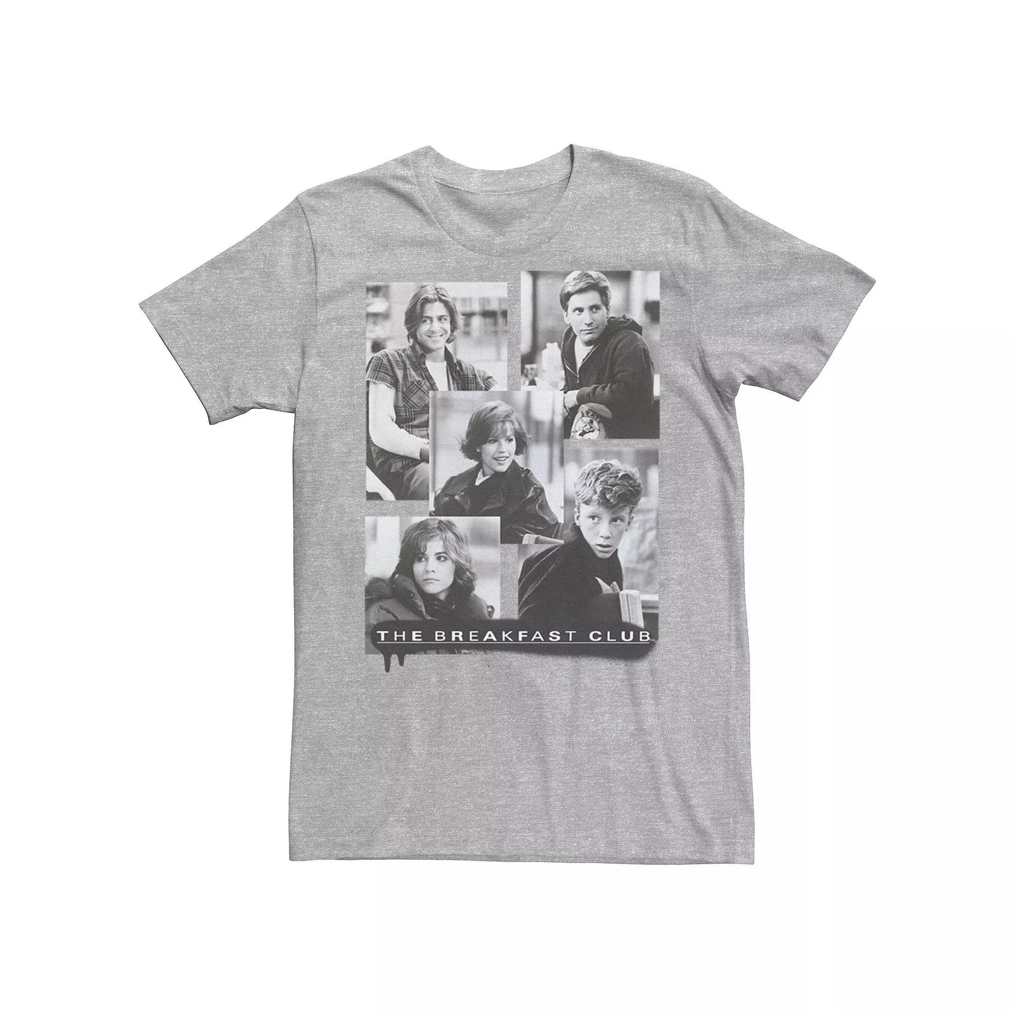 Men's The Breakfast Club Character Tee, Size: Large, Athletic Grey Product Image
