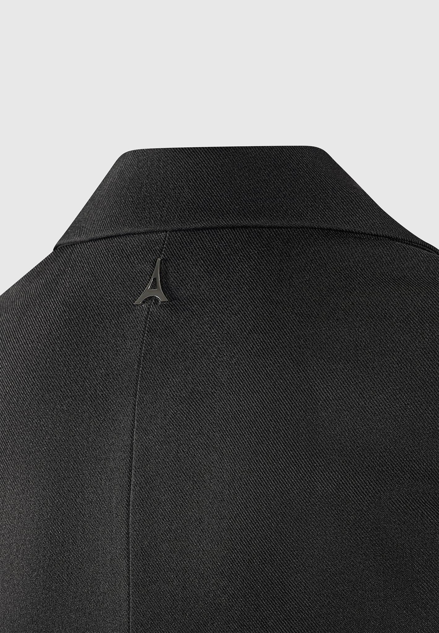 Tailored Blazer Dress with Reversible Corset - Black Female Product Image