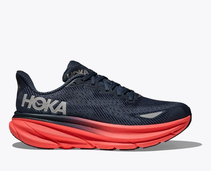 HOKA Men's Clifton 9 GTX Shoes in Dazzling Blue/Evening Sky, Size 9 Product Image