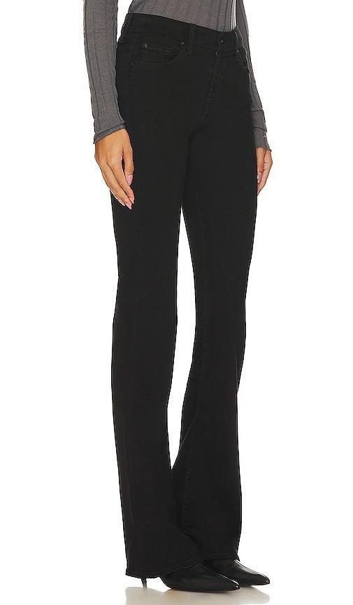 7 For All Mankind Kimmie Mid Rise Bootcut Jeans in Rinse Black Product Image