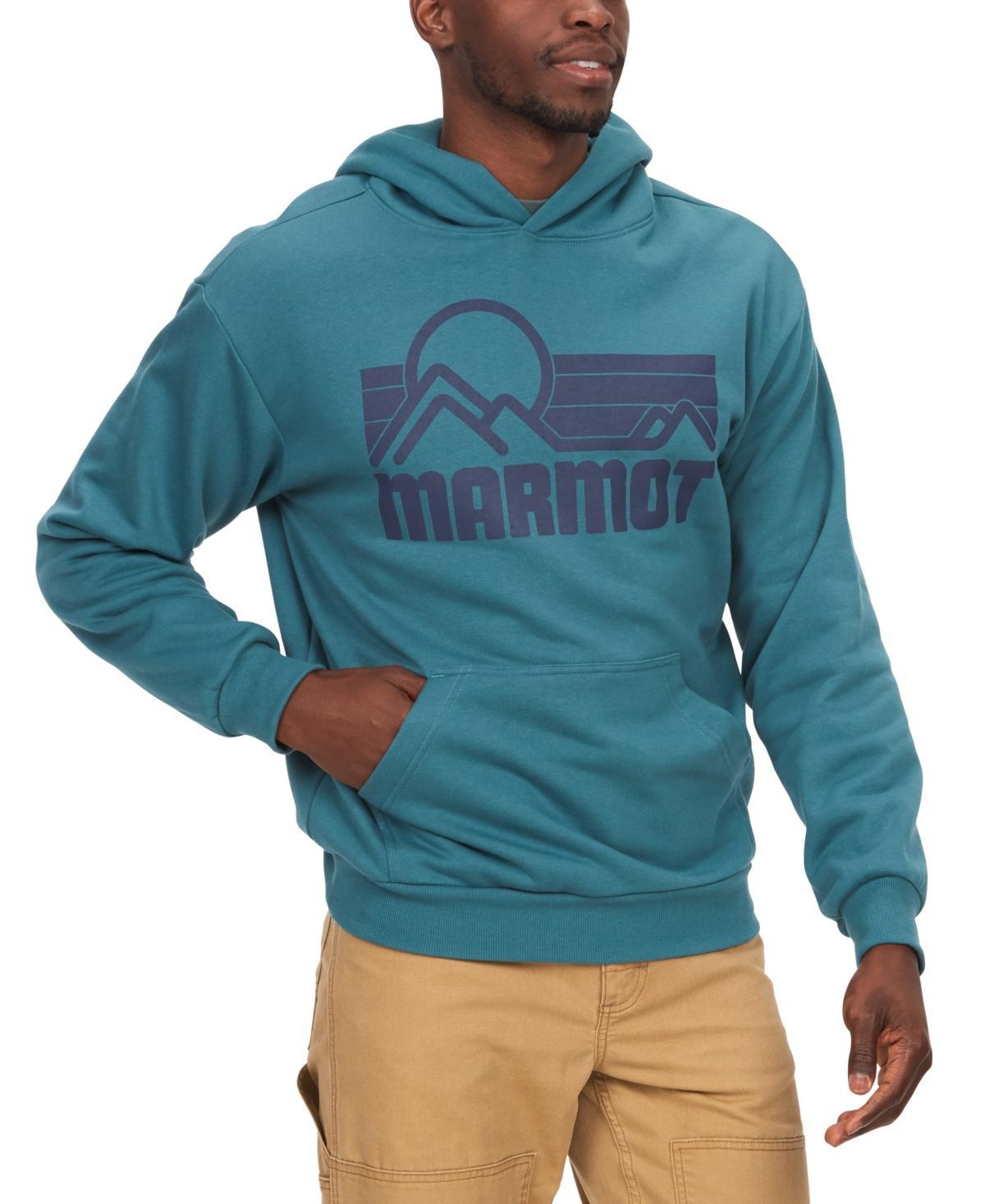 Marmot Coastal Hoodie (Trail Blue) Men's Clothing Product Image