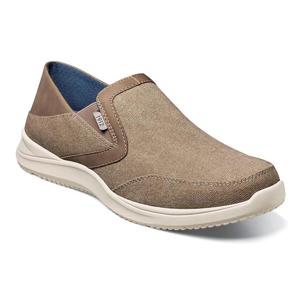 Nunn Bush Conway EZ Mens Slip-On Shoes Grey Product Image