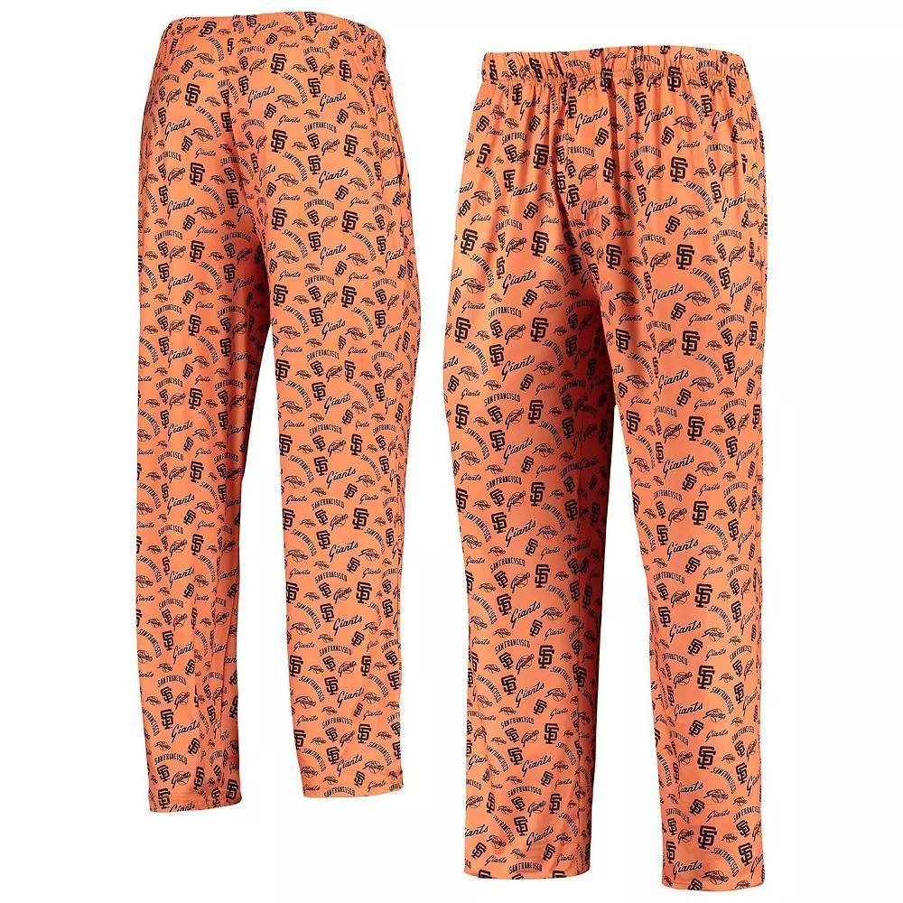 Men's FOCO Orange San Francisco Giants Cooperstown Collection Repeat Pajama Pants, Size: 2XL Product Image