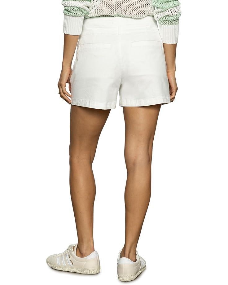 Pleated Double-Faced Cotton Shorts Product Image