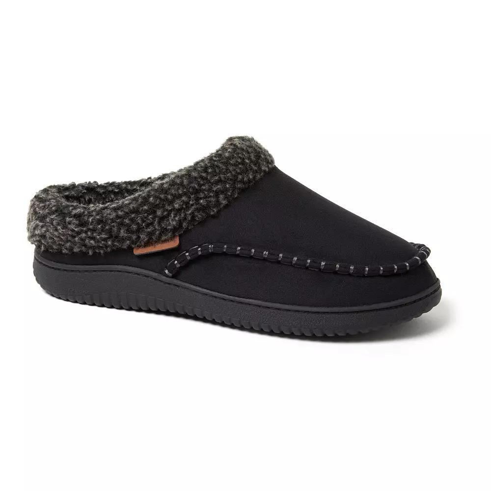 Dearfoams Marshall Microsuede Men's Clog Slippers, Size: Large, Brown Product Image