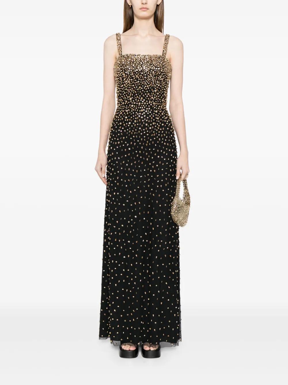 Cherry embellished gown Product Image