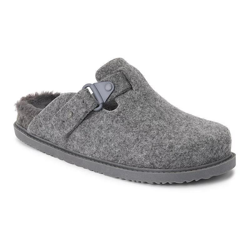 Beach by Matisse Pallenberg Women's Faux Fur Lined Mules, Size: 9, Gray Product Image