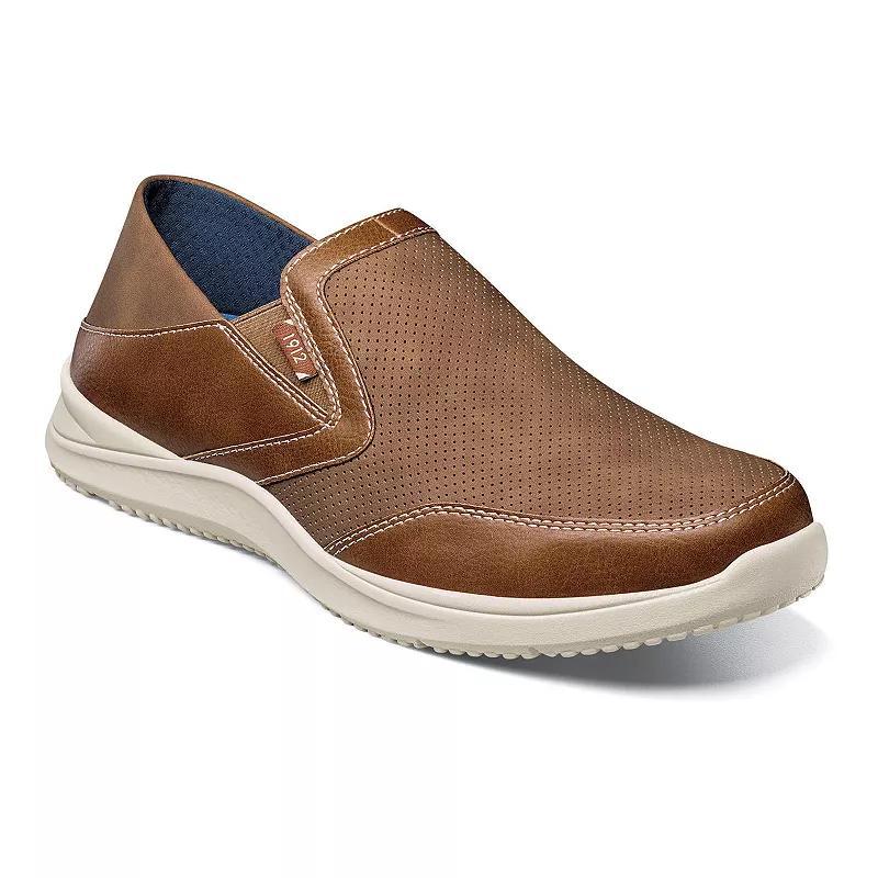 Nunn Bush® Conway EZ Men's Moc Toe Slip-On Shoes, Size: 9 Wide Product Image