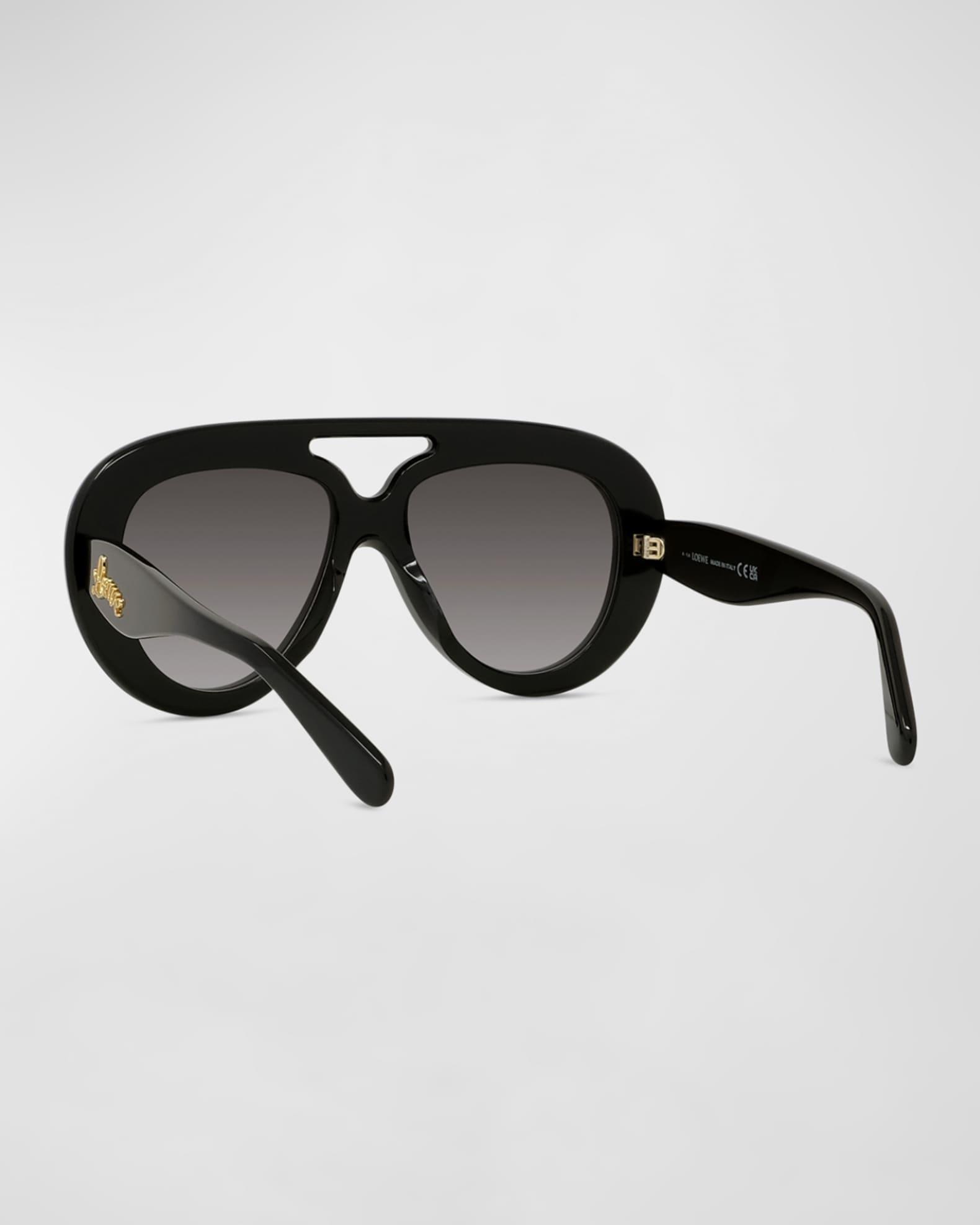 Men's Curvy Pilot Acetate Sunglasses Product Image