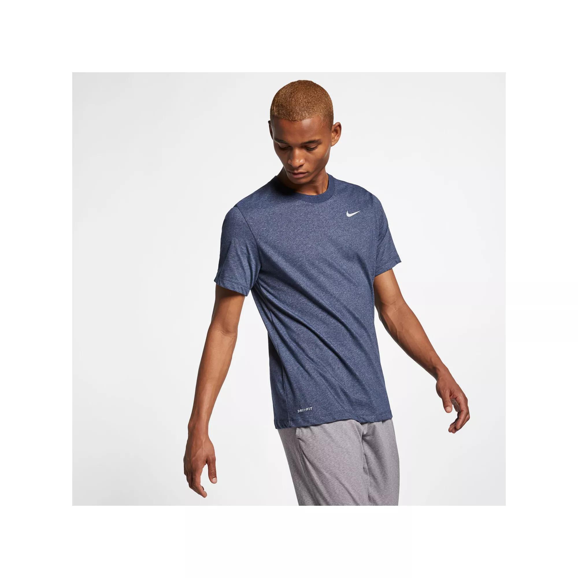 Men's Nike Dri-FIT Training Tee, Size: Small, Obsidian Grey Product Image