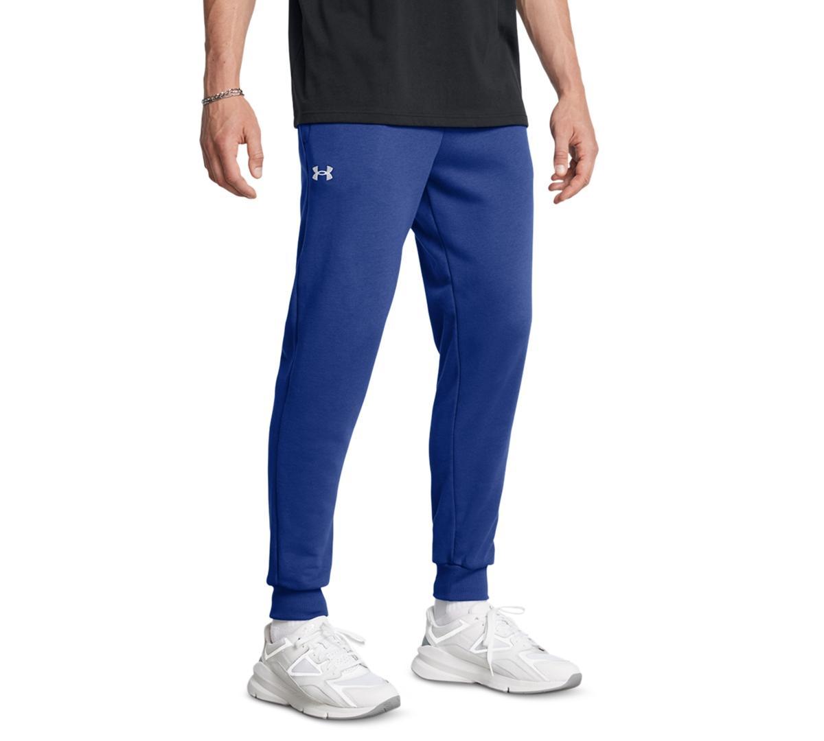 Big & Tall Under Armour Rival Fleece Joggers, Men's, Size: 4XL, Black Product Image