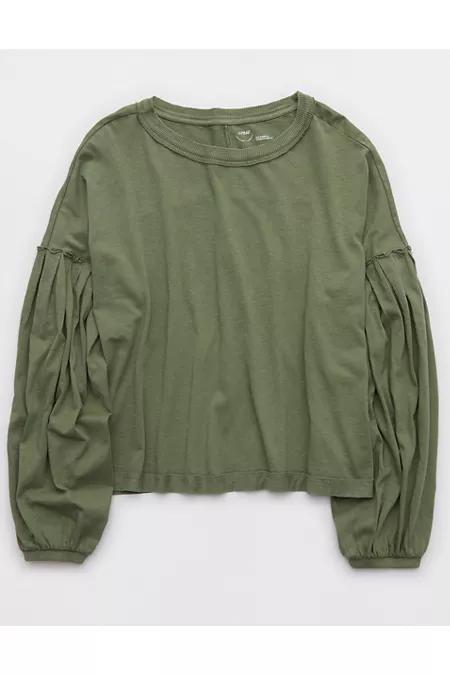 Aerie Slouchy Balloon Sleeve T-Shirt Women's Product Image