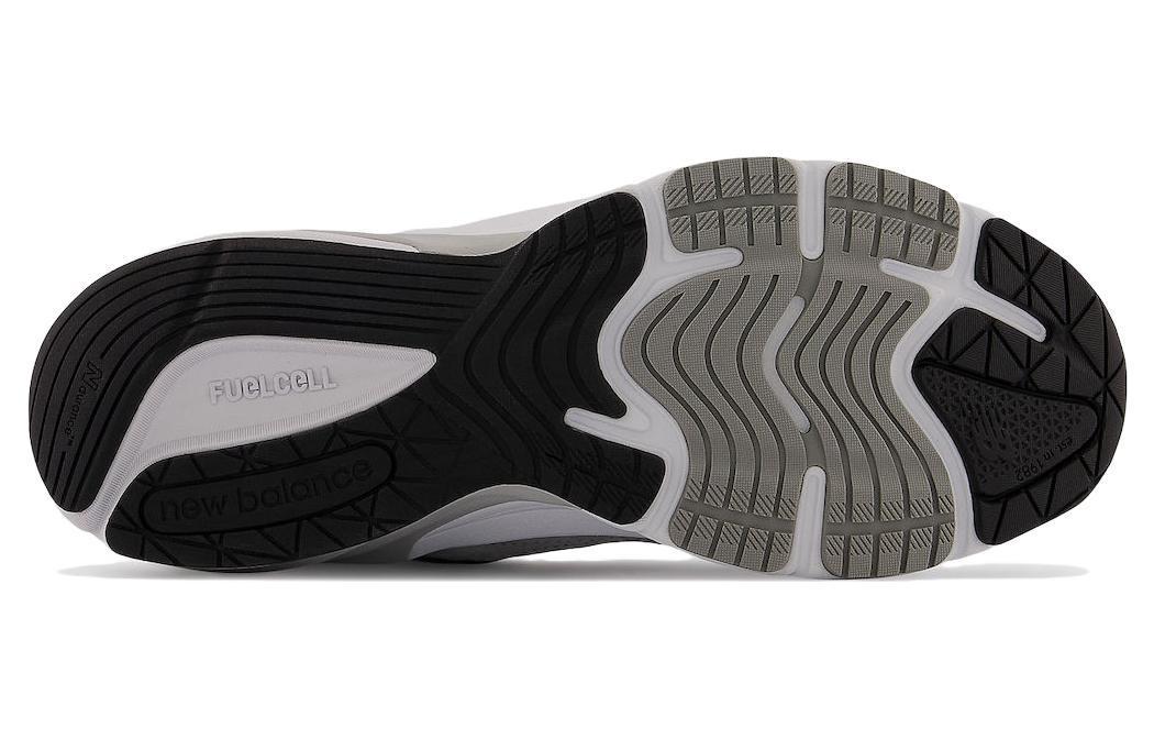 NEW BALANCE Grey Low Top Sneakers With Logo Detail In Suede And Tech Fabric Man Product Image