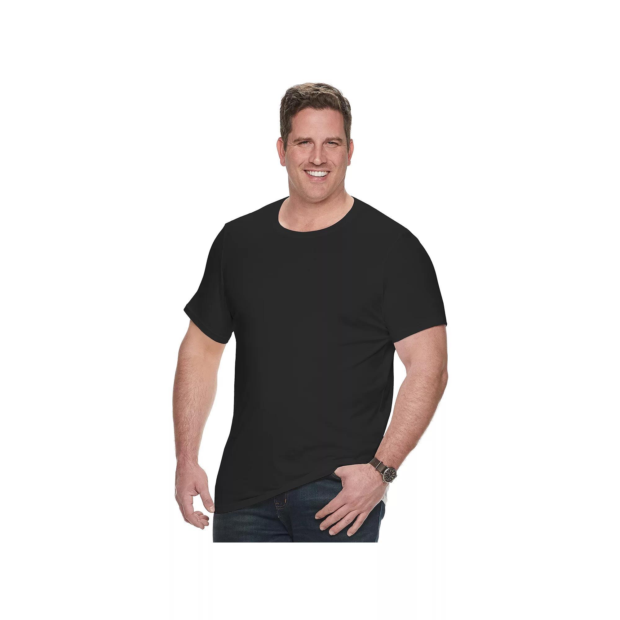 Big & Tall Sonoma Goods For Life® Short Sleeve Crewneck T-Shirt, Men's, Size: 2XB, Black Product Image