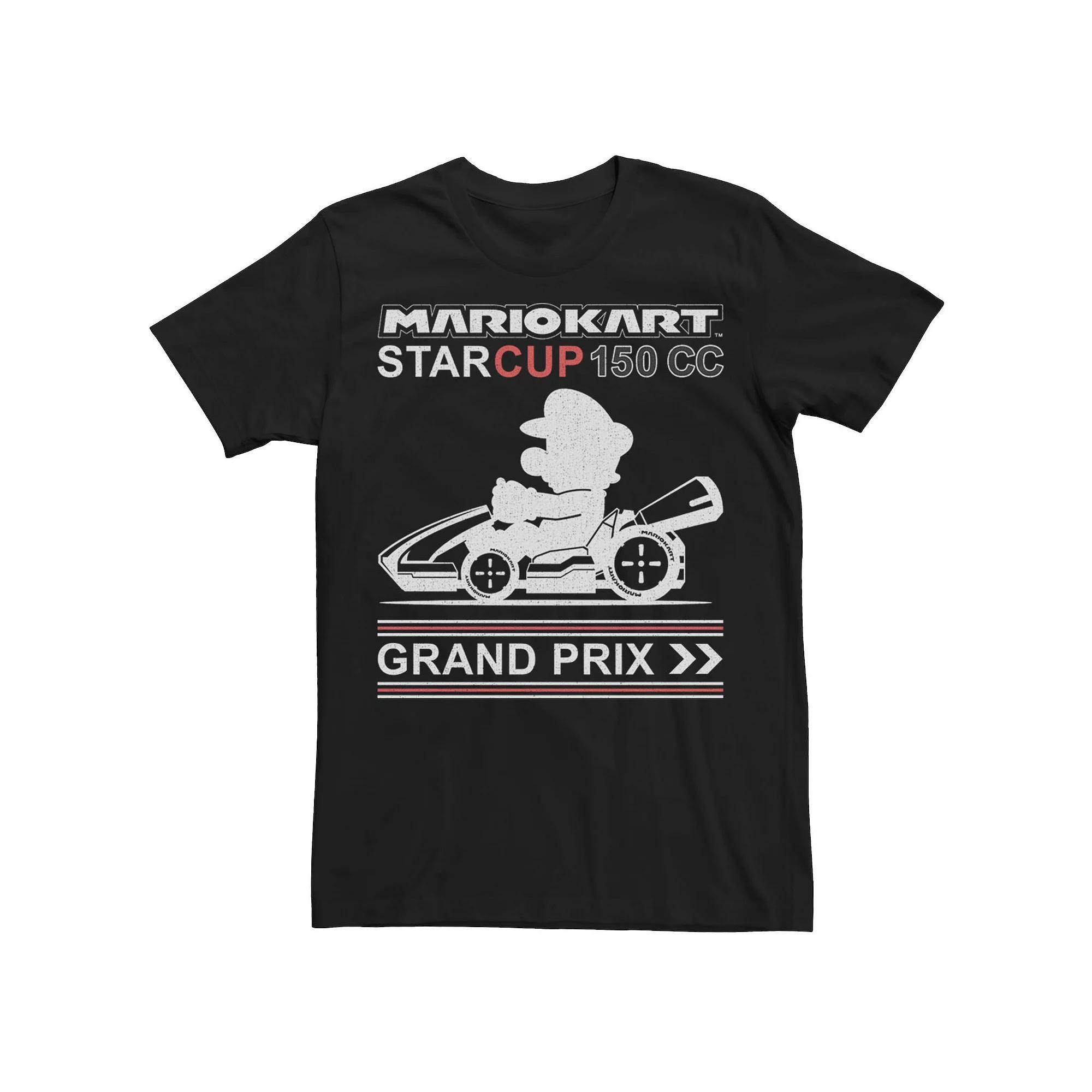 Mens Mario Kart Star Cup 150 CC Grand Prix Tee Product Image