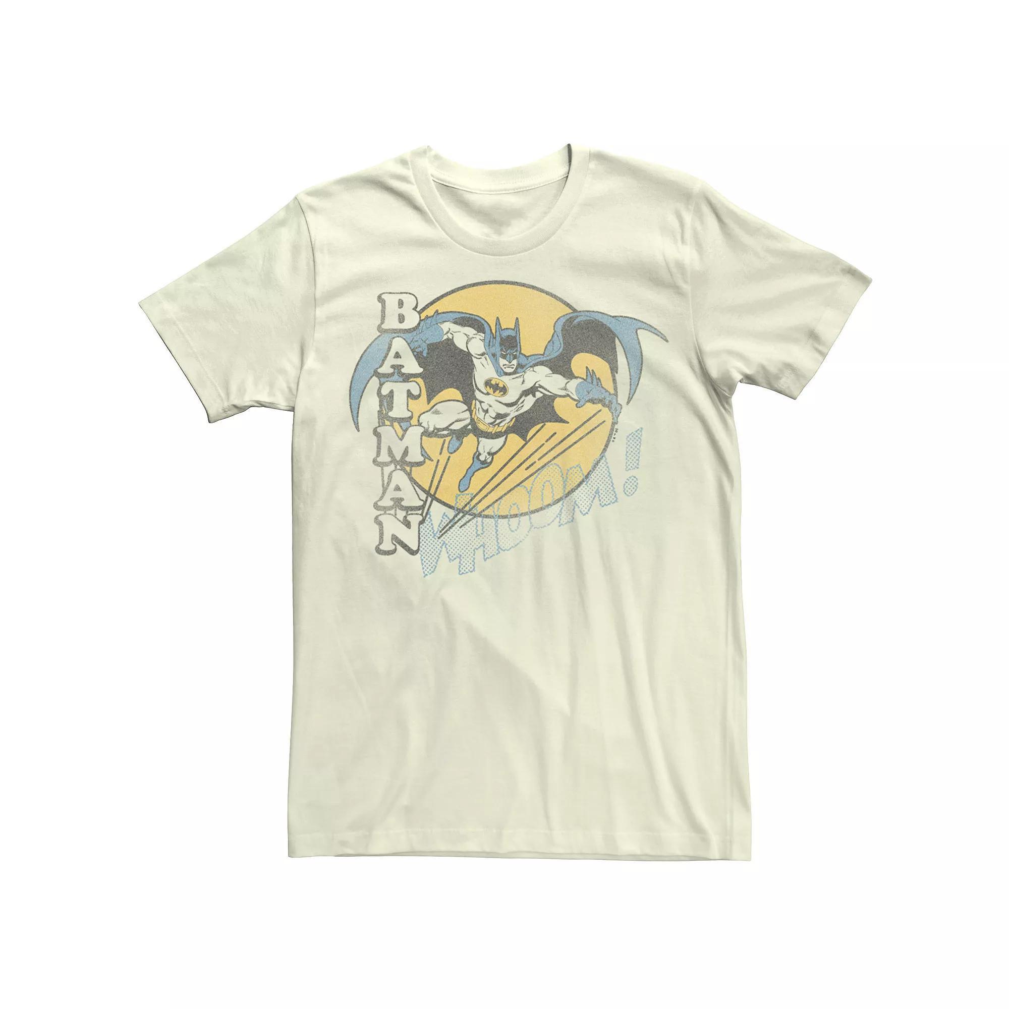 Men's Batman In Action Graphic Tee, Size: XL, Natural Product Image