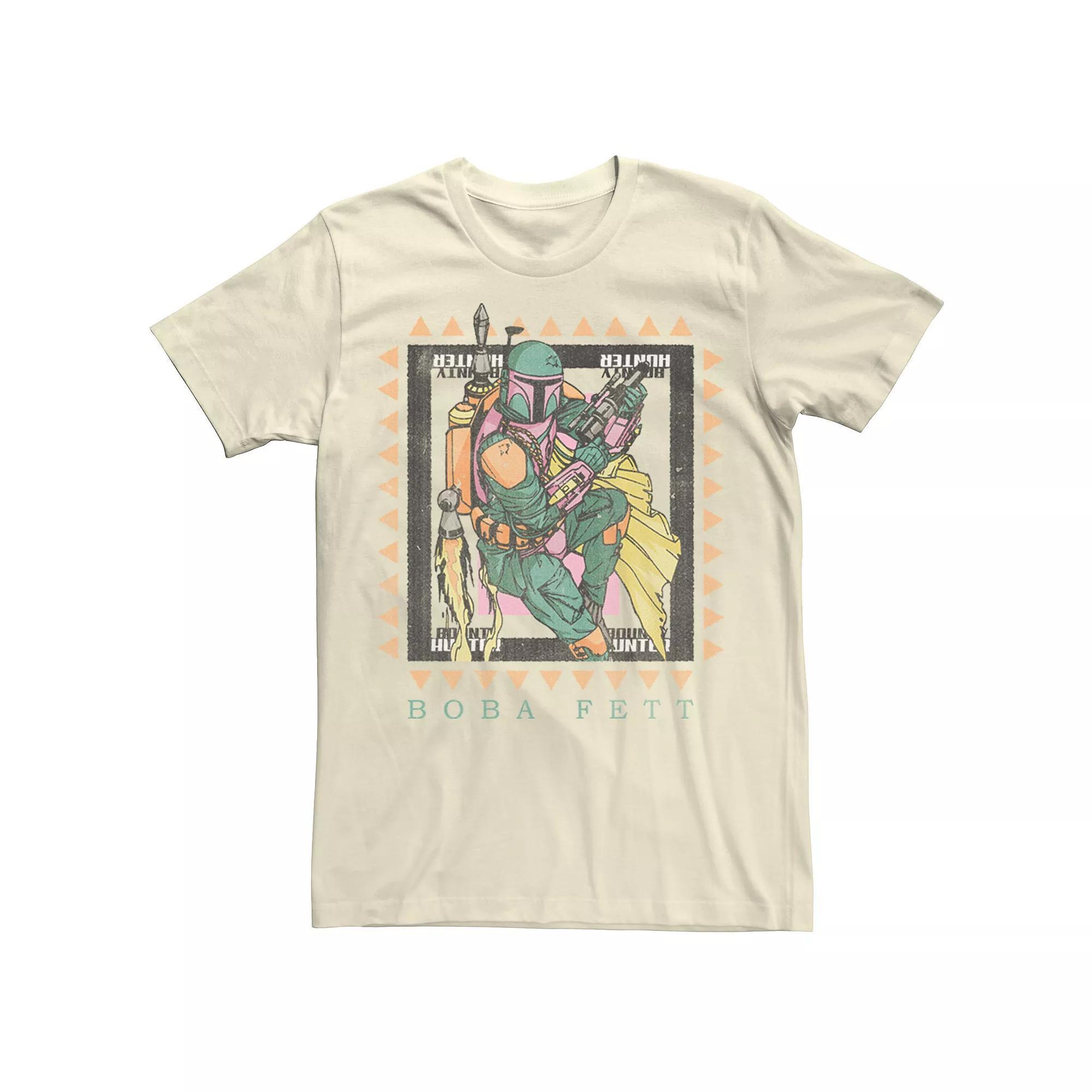 Men's Star Wars Boba Fett Stamp Tee, Size: XL, White Product Image