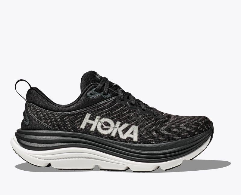HOKA Women's Gaviota 5 Shoes in Vanilla/Eggnog, Size 7 Product Image