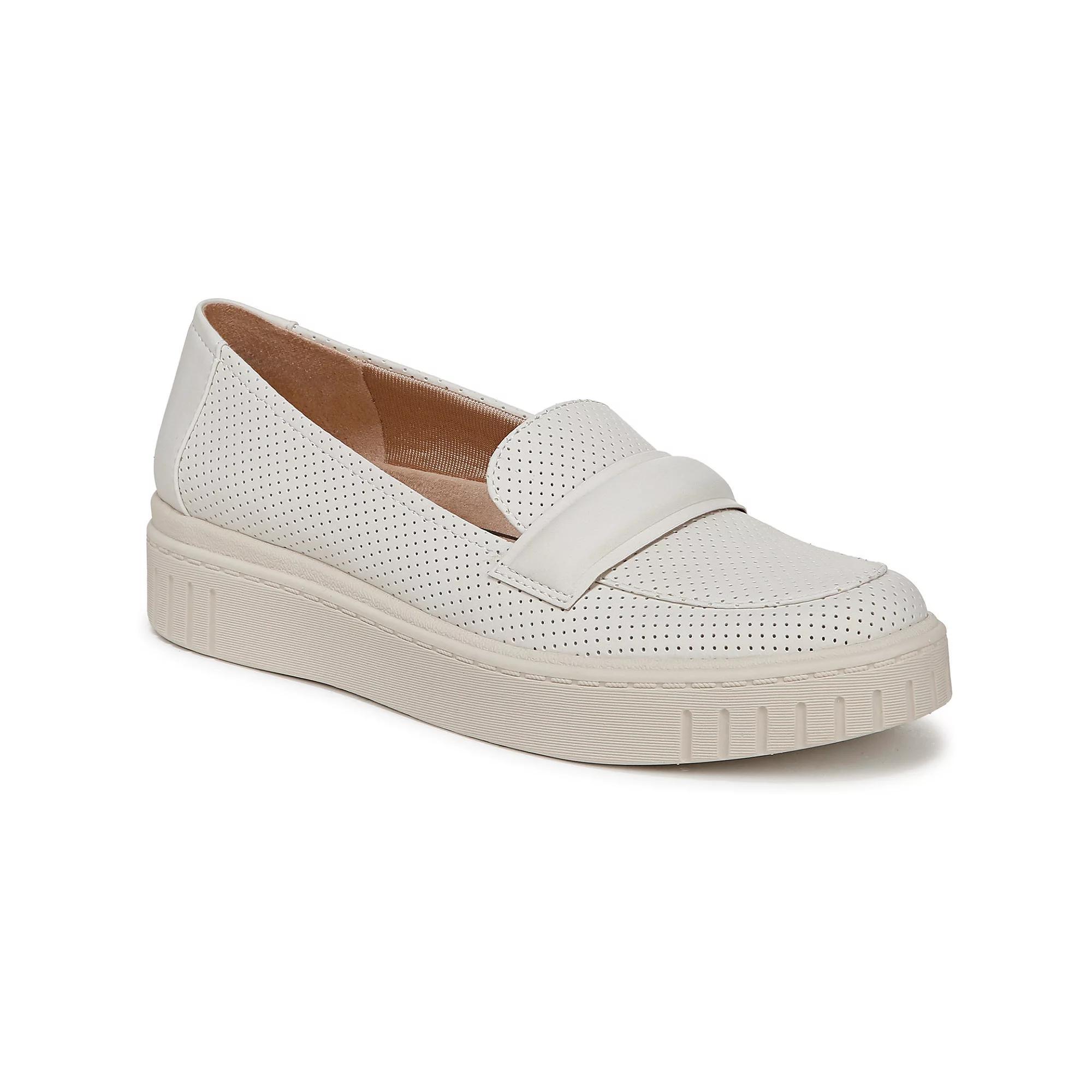 LifeStride Genevachop Women's Loafers, Size: 8, White Faux Leather Product Image