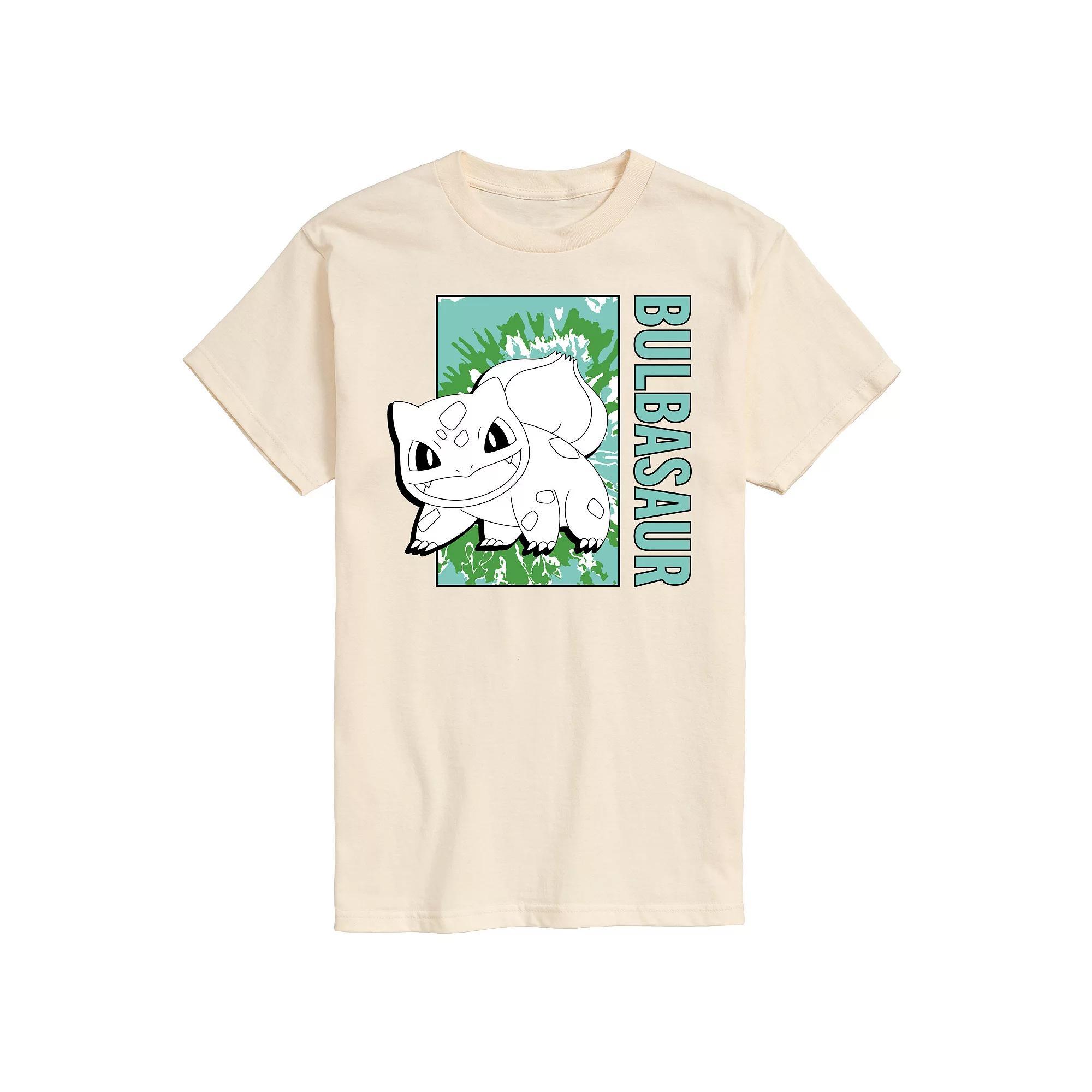 Mens Pokemon Tie Dye Bulbasaur Tee Product Image