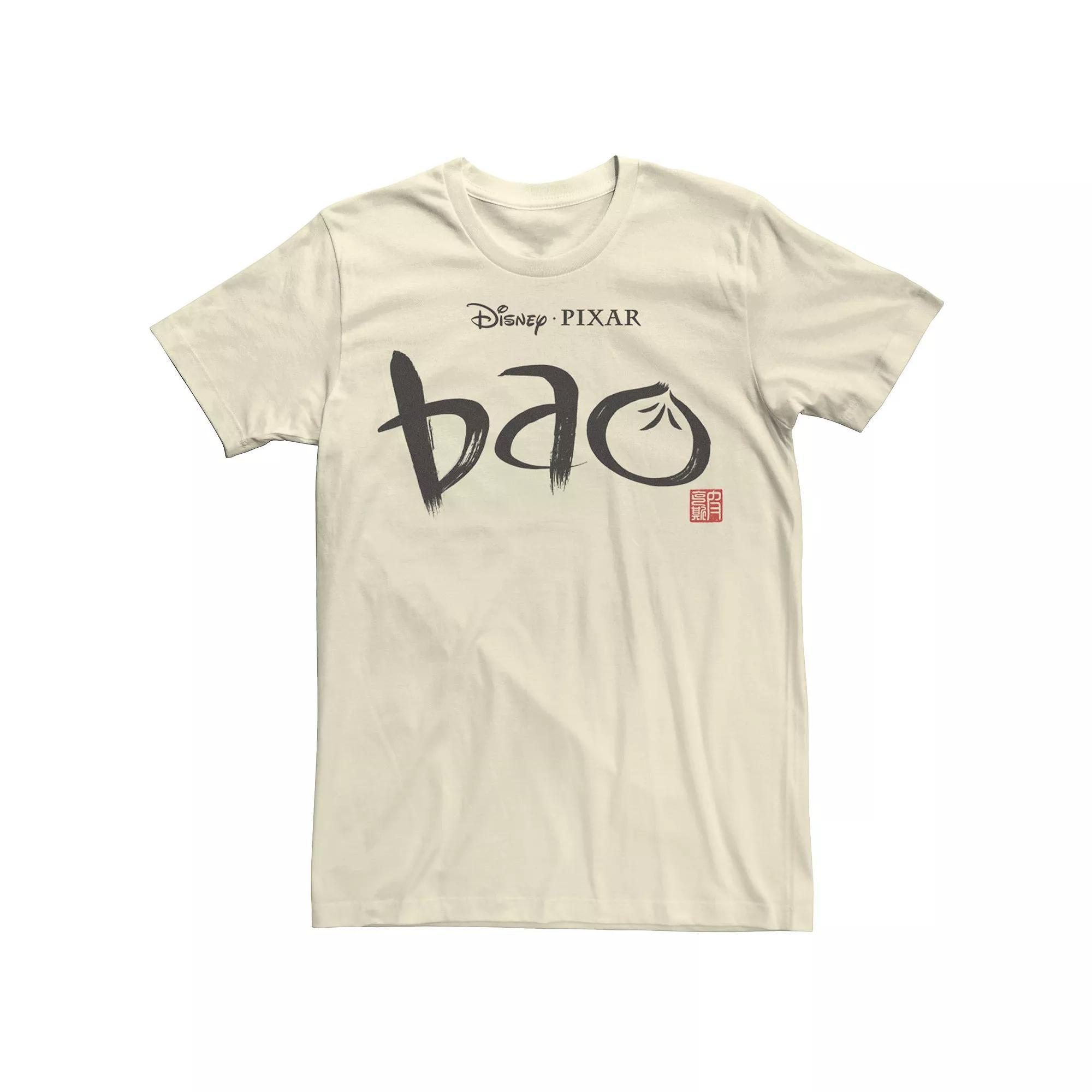 Disney / Pixar's Bao Men's Paint Strokes Movie Logo Tee, Size: 3XL, Natural Product Image