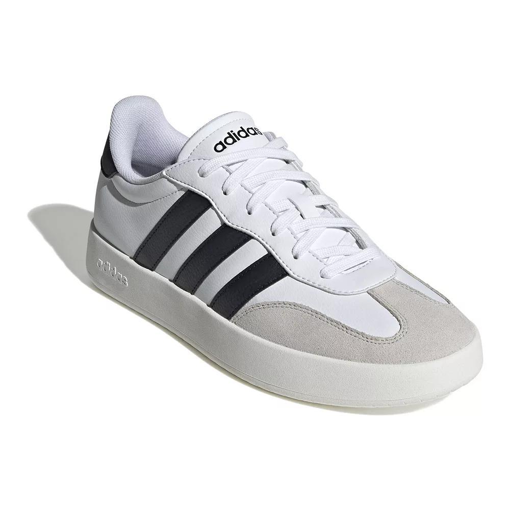 adidas Barreda Men's Sportswear Shoes, Size: 8, White Black Gray Product Image