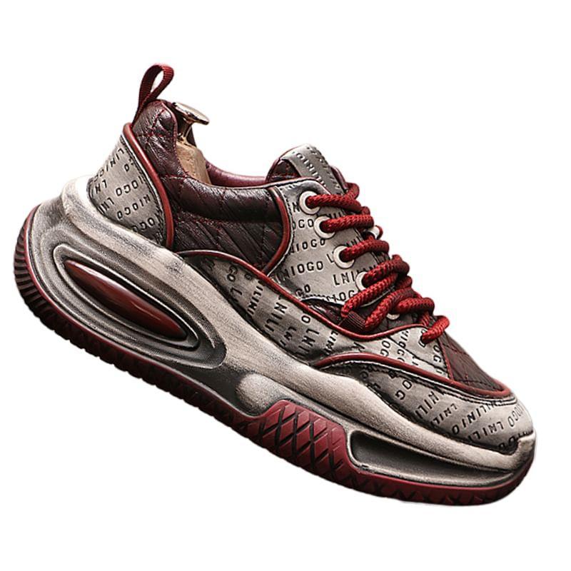 Lettering Platform Sneakers Product Image