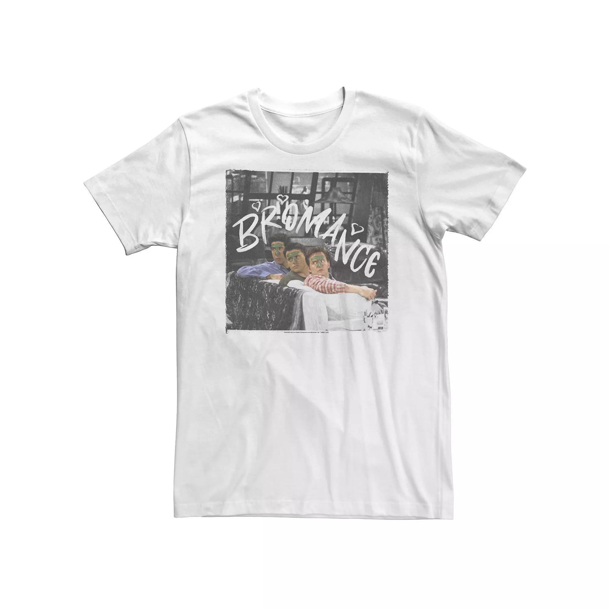 Big & Tall Friends Group Shot Bromance Portrait Tee, Men's, Size: 3XL Tall, White Product Image